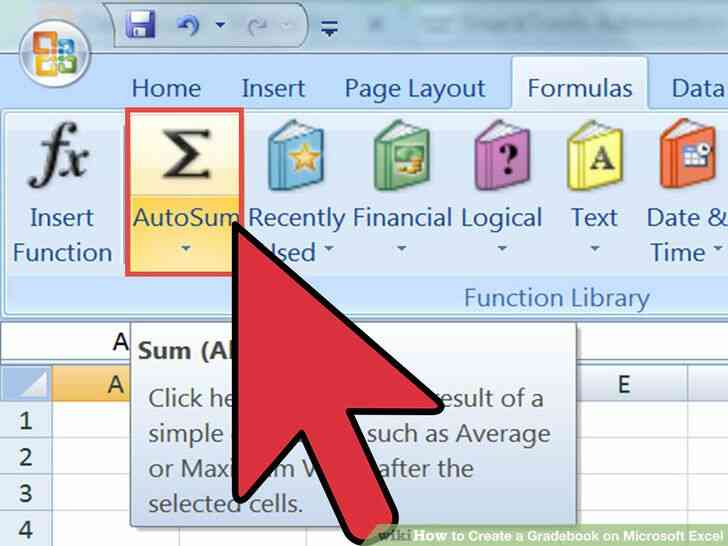 Image intitulée Créer un Bulletin de notes sur Microsoft Excel à l